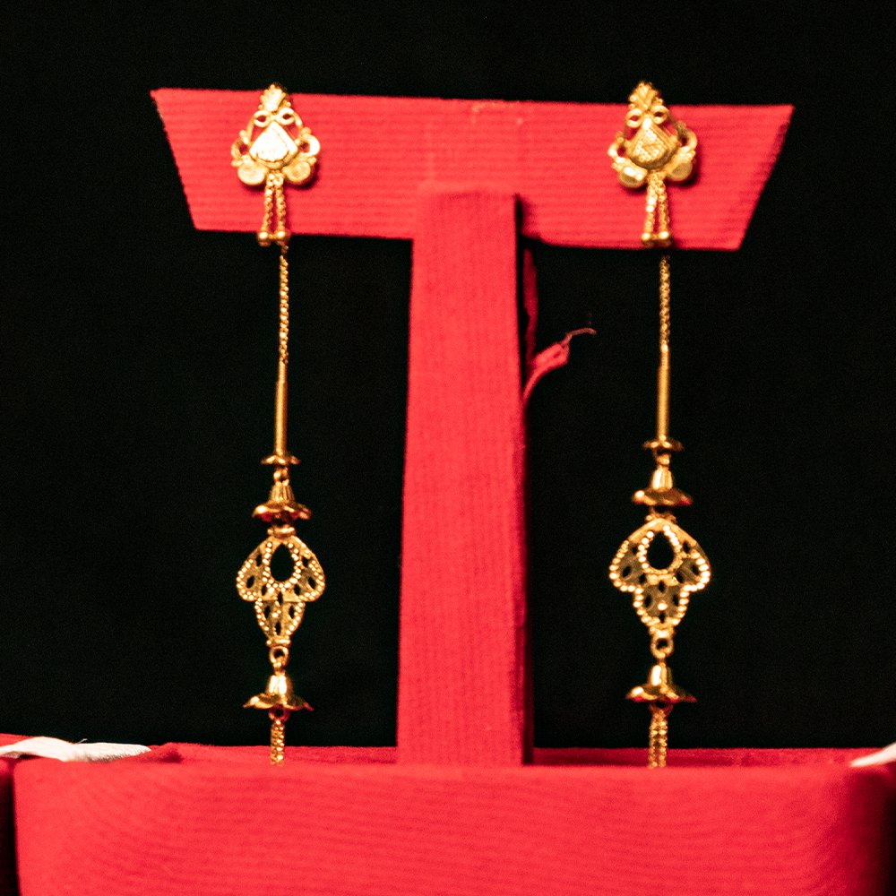 Gold Earrings 9